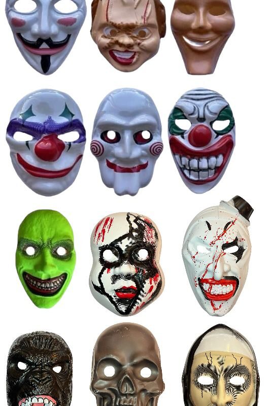 Caretas hallow SIMPLES modelos vs TRIGGER x 1