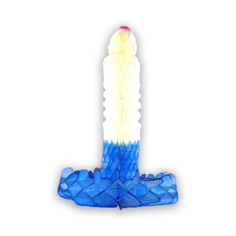 ADORNO MULTICOLOR CANDELABRO 31cm X1