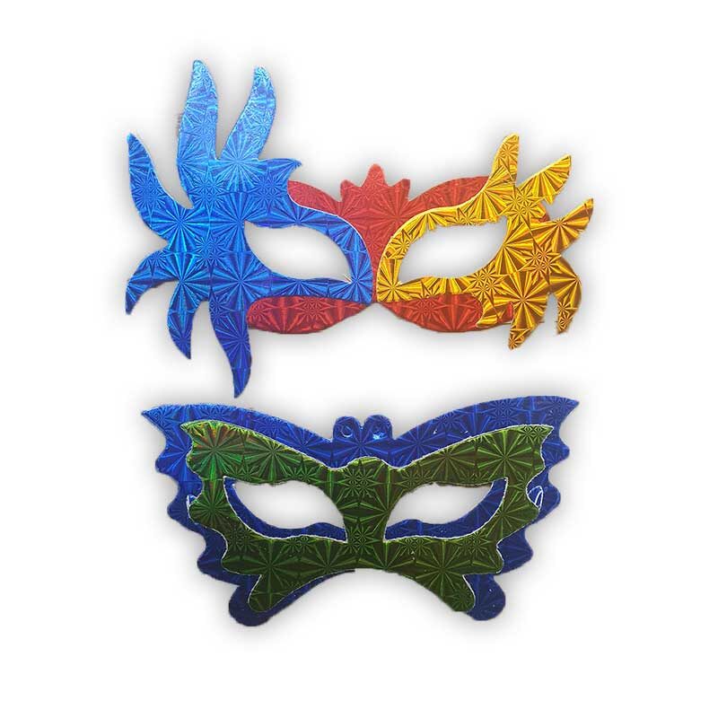 Antifaz Holografico sol x10