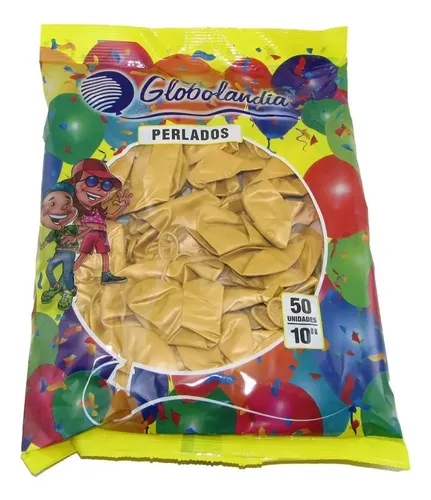 GLOBOS PERLADOS Nº10 x50 GLOBOLANDIA