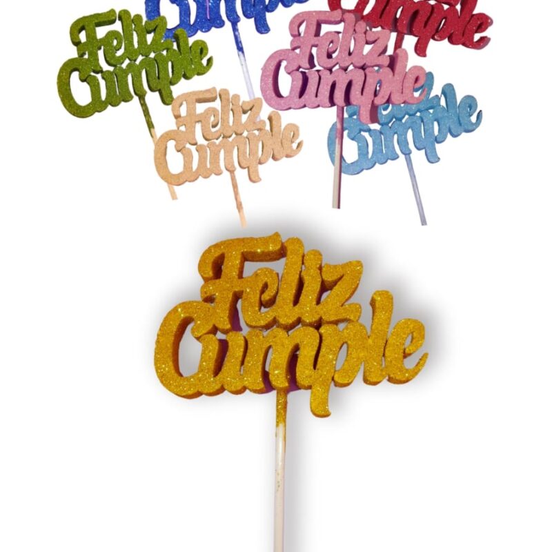 FRASE FELIZ CUMPLEAÑOS X12 DE TELGOPOR