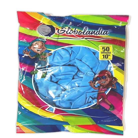 GLOBOS LISOS POR COLOR Nº10 X50| GLOBOLANDIA