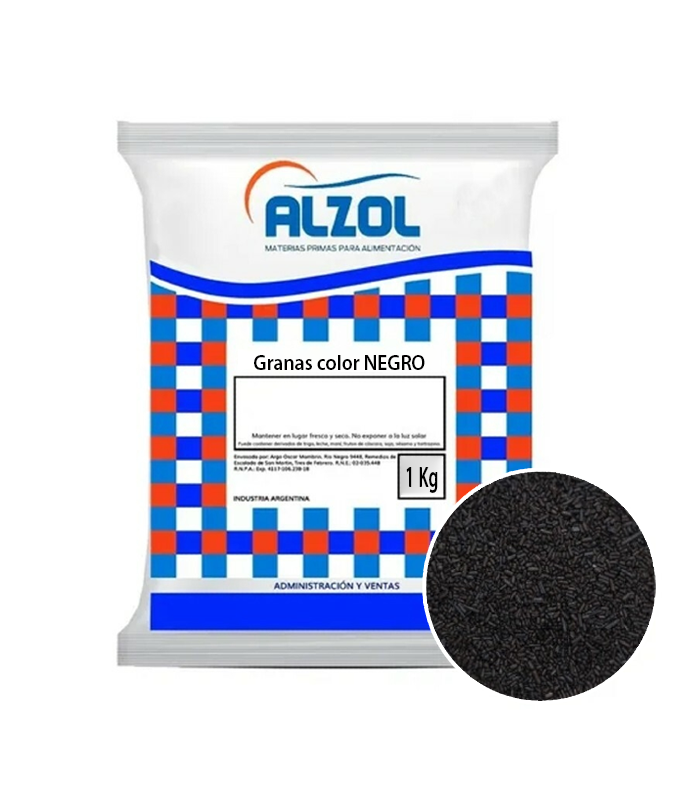 GRANA COLOR NEGROX1KG| ALZOL