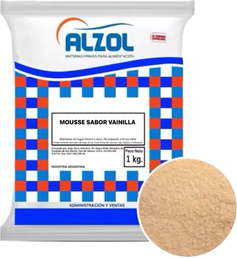 MOUSSE DE VAINILLA X1KG| ALZOL
