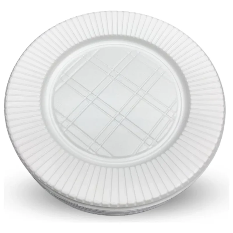 PLATO BLANCO GRANDE 22cm X50| SAN ANDRES