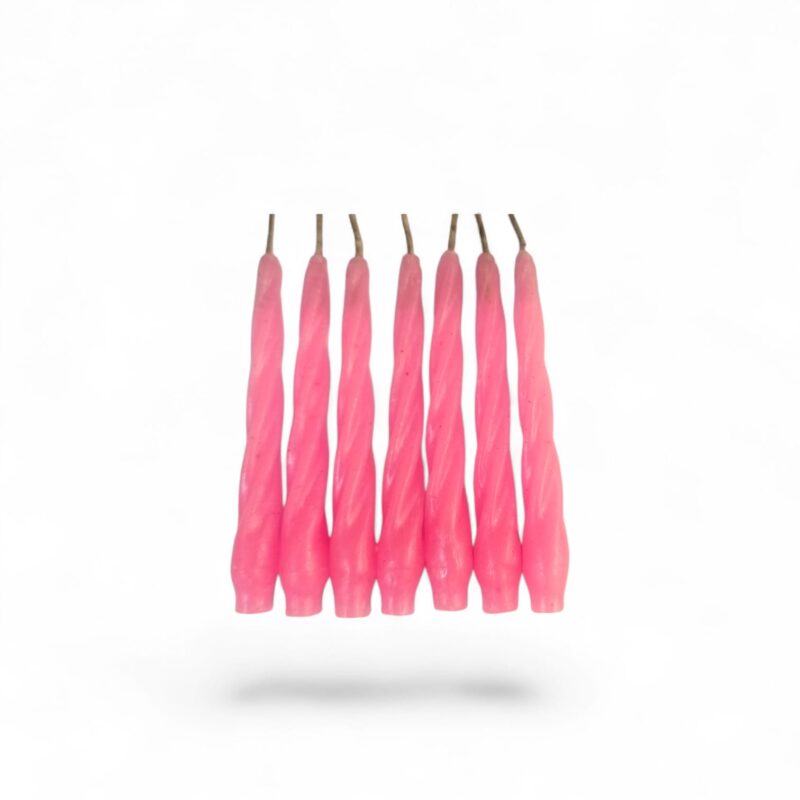 VELA TORNEADA MEDIANA X24| VARIOS COLORES