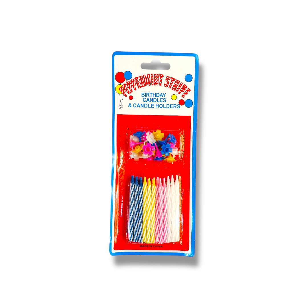 VELITA MULTICOLOR C/PORTAVELA X24