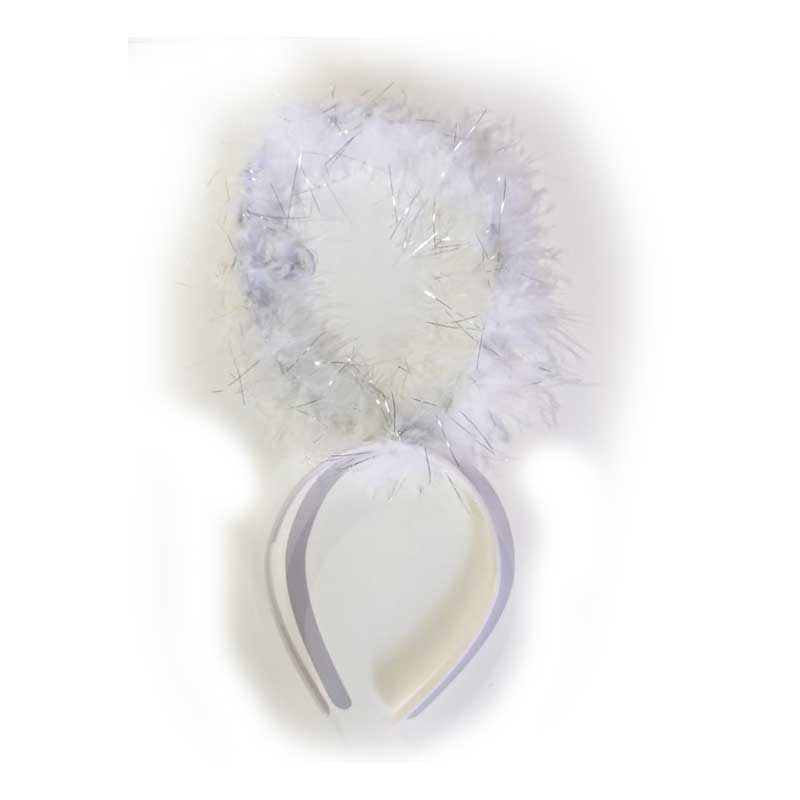 Vincha Angel c/plumitas x1