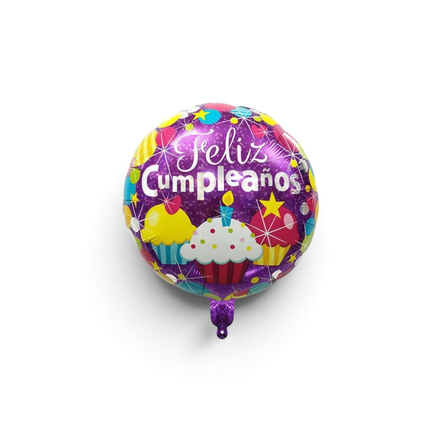 GLOBO METALIZADO FELIZ CUMPLEAÑOS 45cm X1 - Imagen 4