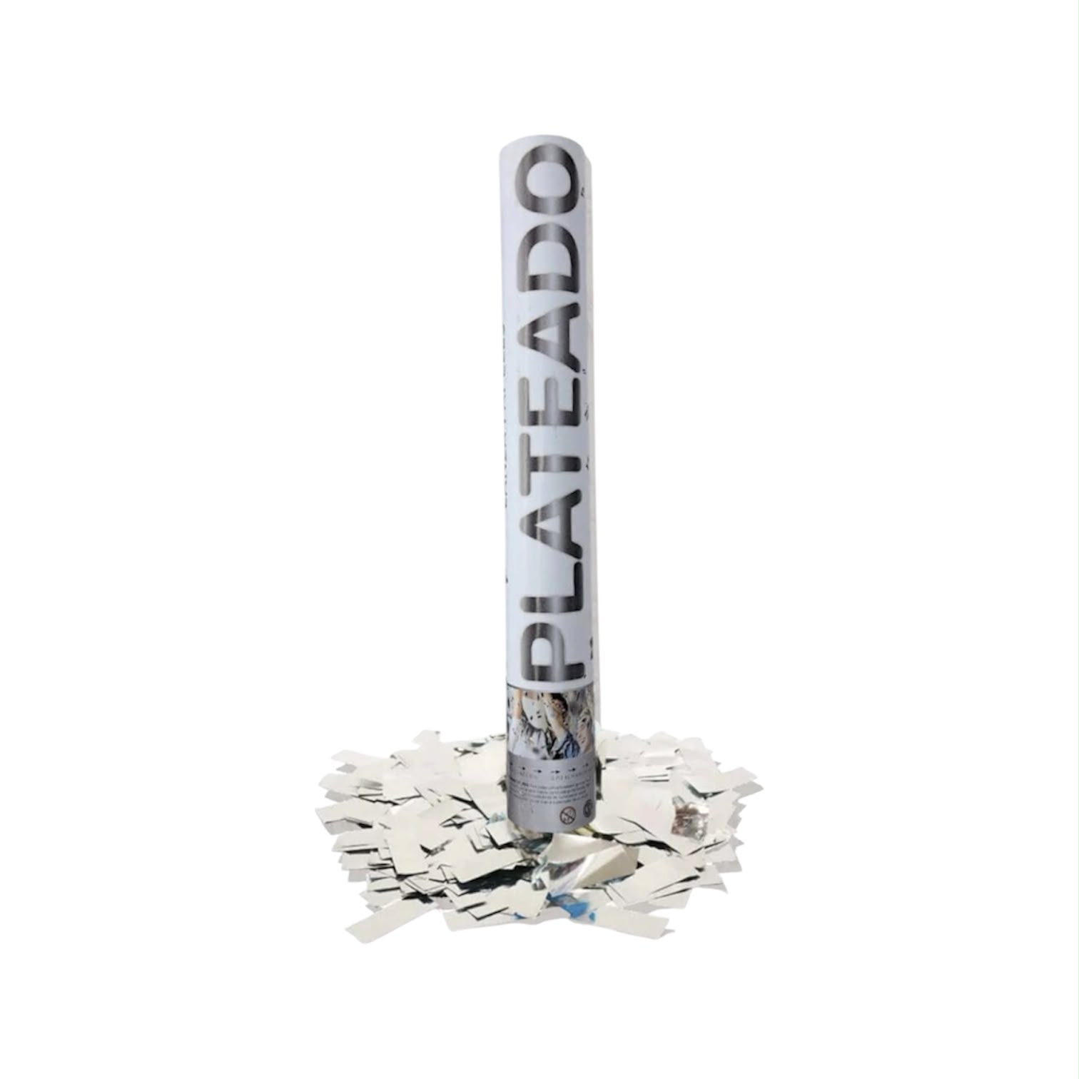 CAÑON LANZA PAPEL PLATA 40CM X1