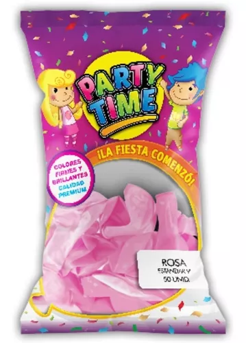 Globo liso PARTY TIME x50 9"