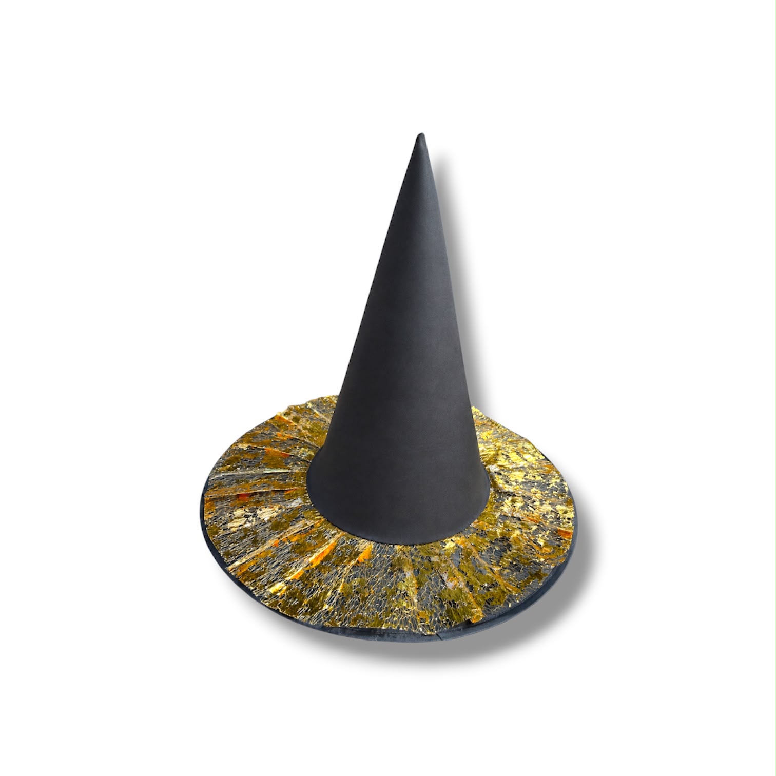 SOMBRERO DE BRUJA DE TELA RASADA X1