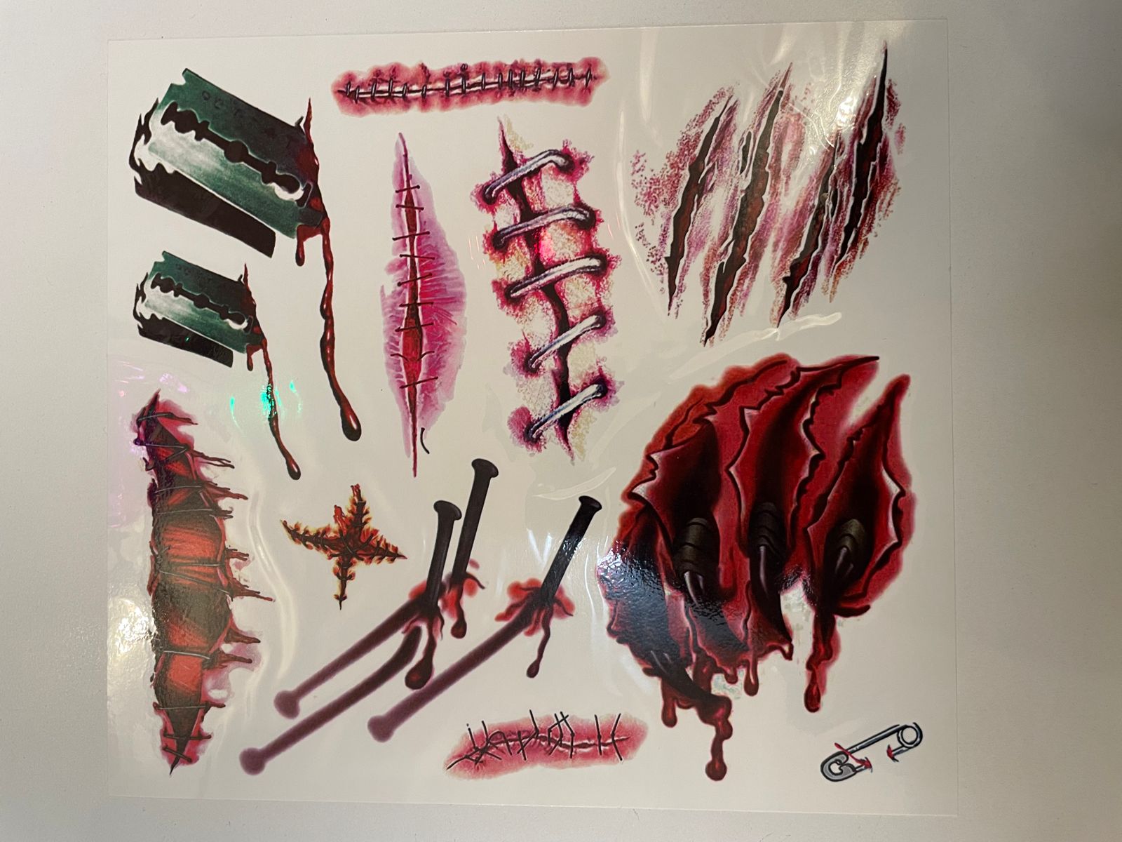 Tatuajes HALLOWEEN SURTIDO x1 - Imagen 2