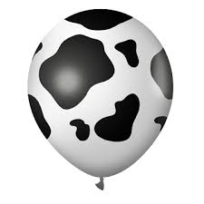 GLOBO MANCHA DE VACA 12" X12| TUKY