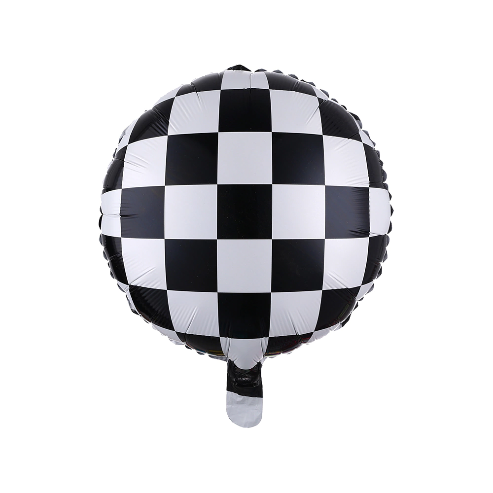 GLOBO BANDERA DE CARRERA 45CM X1