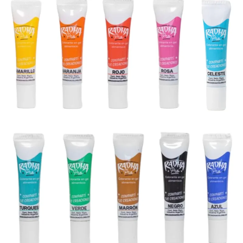 COLORANTE COMESTIBLE EN GEL X15gm| RADHA