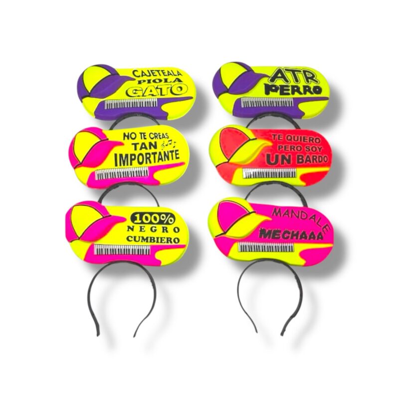 VINCHA FRASE CUMBIA X6| TRIGGER