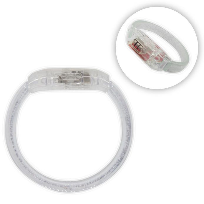 PULSERA PLASTICA DESMONTABLE C/LUZ X1