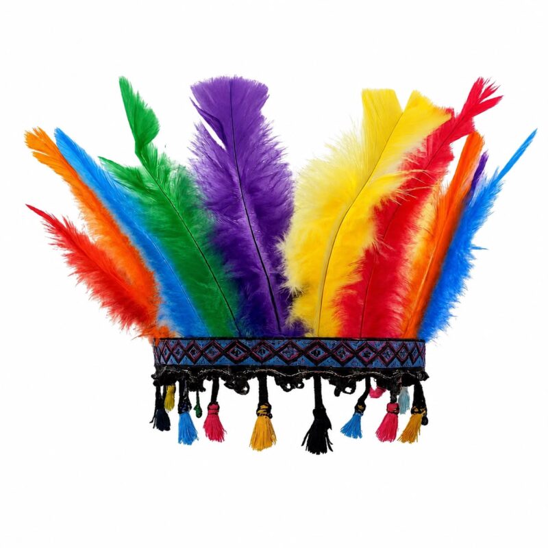 VINCHA INDIO 14 PLUMAS X1